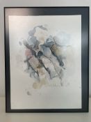 KALBHENN. HORST (1929-2012) `Abstraktes Aquarell´ 1988, signiert & datiert.