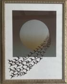 RICOTSLAN. Druckgrafik 29/50 "Club of Rome" signiert ohne Datum