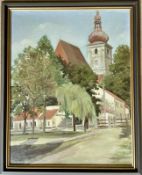 WEINZETTL. J. Ölgemälde, 1970. Deutschland.