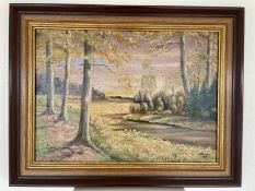 RAUSER, Peter. Öl auf Hartfaser. 1949
