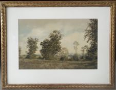 Monogrammist R.M. 'Landschaft im Moor', undatiert.