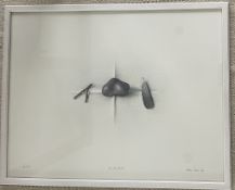 BAST, ALFRED (*1948) "dunkle Zeichen" , Druckgrafik. 57/75. Deutschland.