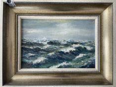 Monogrammist Ölgemälde W.L. 'Wildes Meer'. Ölgemälde. 2. Hälfte 20.Jhd. 2017.