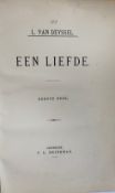 DEYSSEL, L. v. Een liefde. Amst., C.L. Brinkman, (1887). 2 vols. (4