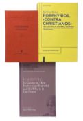 PORPHYRIUS. Fragmenta. Ed. A. Smith. 1993. Ocl. (BT). -- Id. Contra Christianos. Neue