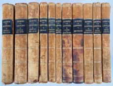 KNEPPELHOUT, J. Geschriften. Leiden, 1860-65. 10 in 11 vols. Cont. h. brown