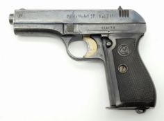 A Deactivated CZ 1942 Semi-Automatic Third Reich (Wehrmacht) Marked Service Pistol. Model 27 with