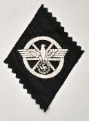 Genuine 3rd Reich Un-issued NSKK Sleeve Badge. Passes the black light test.