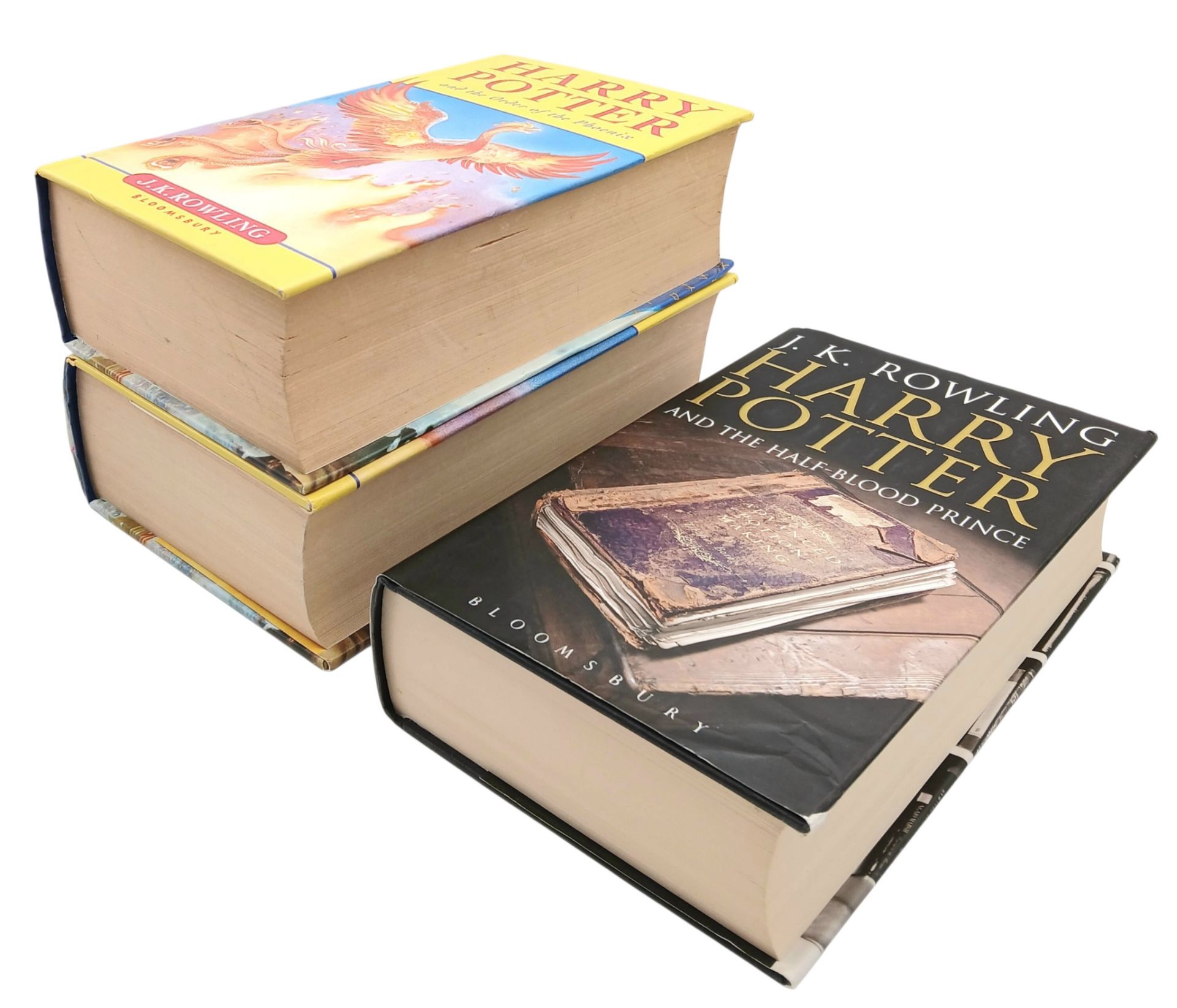 A Parcel of Three First Edition Harry Potter Books Including the misprint edition of Harry Potter - Image 6 of 10