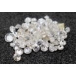 A PARCEL OF NATURAL ROUND BRILLIANT CUT DIAMONDS. 1.02CT WEIGHT. ABSC 2003