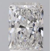 A 1.53ct Radiant Cut Lab-Grown Diamond. Colour D, clarity VVS2. IGI certified. Cert no: LG737522411.