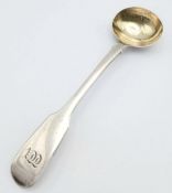 Antique GEORGE IV SILVER CONDIMENT SPOON. Clear hallmark for Richard Britton, London 1824. Nice Deep