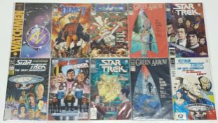Ten DC Mixed Comics - Most Being in Very Fine to Very Fine Plus Grade. All individually wrapped in