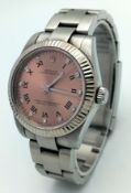 A Beautiful Rolex Oyster Perpetual Ladies Watch. Model 177234. Stainless steel bracelet and case -