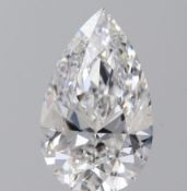 A 1.5ct Pear Cut Lab-Grown Diamond. Colour D, clarity VVS2. IGI certified. Cert no: LG743573862.