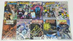 Ten DC Mixed Comics - Most Being in Very Fine to Very Fine Plus Grade. All individually wrapped in