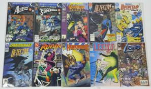 Ten DC Mixed Comics - Most Being in Very Fine to Very Fine Plus Grade. All individually wrapped in