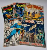 Five Vintage DC Comics - Please refer to photos for finer details.
