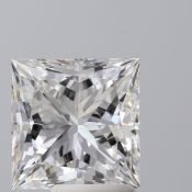 A 4.52ct Princess Cut Lab-Grown Diamond. Colour E, clarity VS2. IGI certified. Cert no: LG764676830.