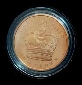 A 22K PROOF GOLD COMMEMORATIVE COIN WEIGHING 39.94gms ISSUED BY THE ROYAL MINT TO CELEBRATE "THE