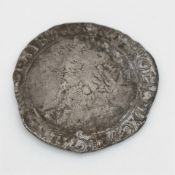 A Charles I Silver Hammered One Shilling Coin. 1640-1. mm. star.