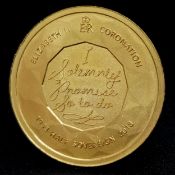 A 2018, QUEEN ELIZABETH II, 1953 - 2018, CORONATION, I SOLEMNLY PROMISE SO TO DO, HALF SOVEREIGN