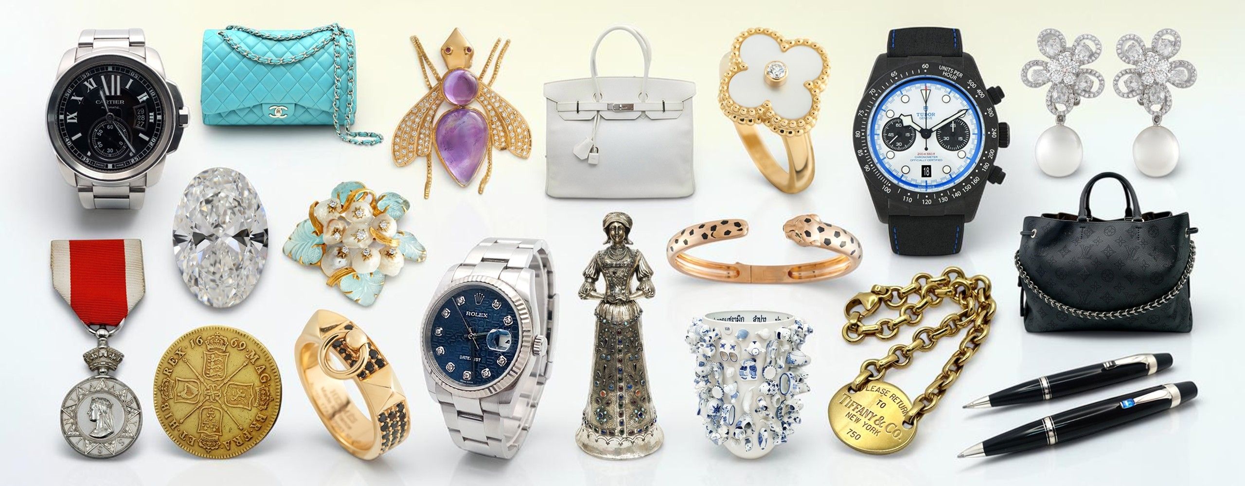 Three-Day General Auction (Jewellery, Watches, Designer Items, Militaria, Coins, Asian Antiques and Collectables)
