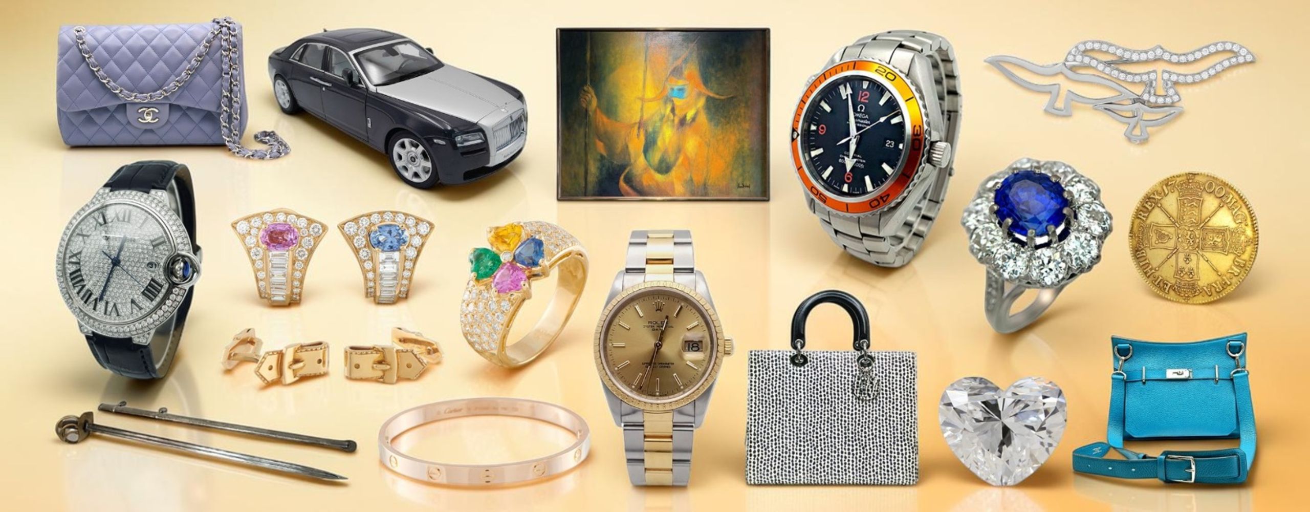 Sunday Afternoon Automatic Sales (Jewellery, Watches, Designer Items, Militaria, Coins, Asian Antiques and Collectables)