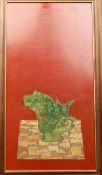 "Abstract" , 20th Century. 87 x 46 cm. Lacquer. Signed lower right. Artist unknown. This work is