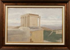 Landscape by Inguim berty, 35 x 55 cm, Oil on canvas. Signed lower right, good condition. Inguim
