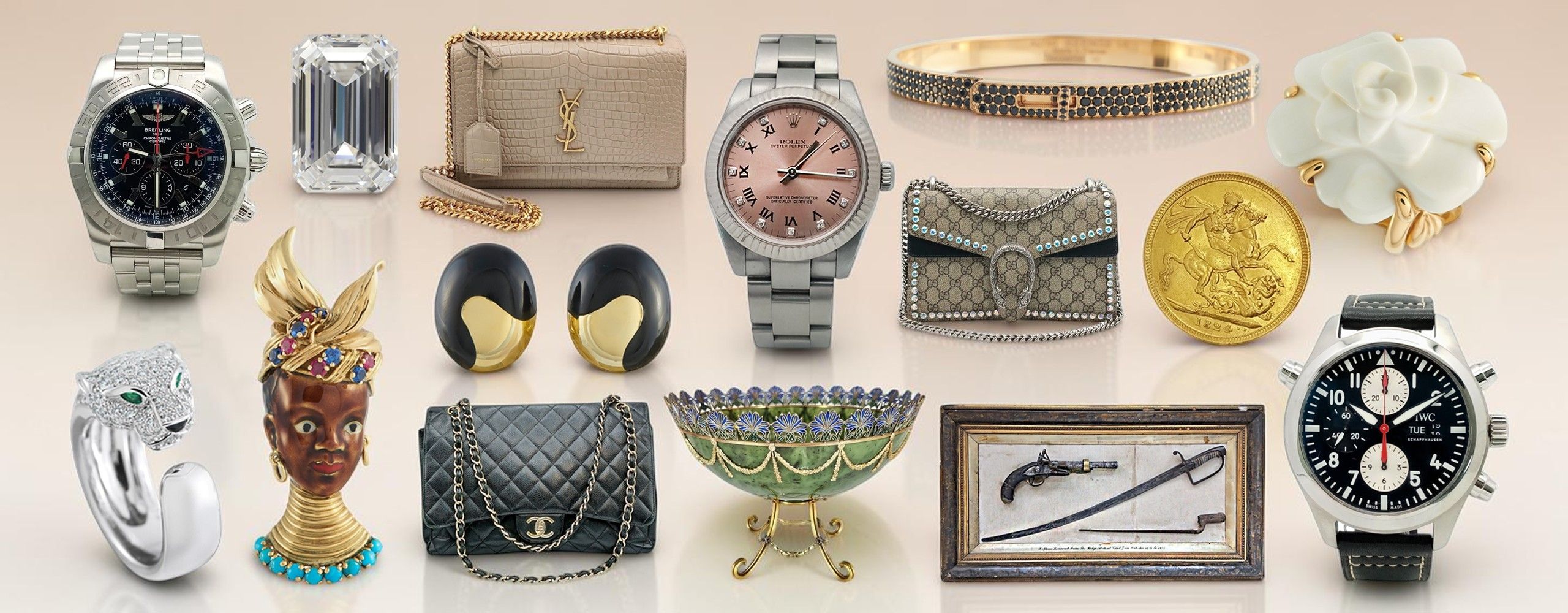 Three-Day General Auction (Jewellery, Watches, Designer Items, Militaria, Coins, Asian Antiques and Collectables)