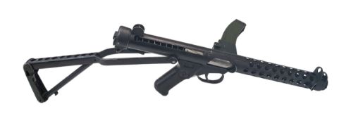 A Deactivated Police Variant Sterling MK4 Submachine Gun. Tested during WWII but did not replace the