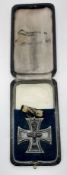 WW1 Imperial German EK II Iron Cross & Box. Medal is marked M.O