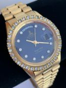 Gentleman’s Vintage ‘JOWLISSA’ AUTOMATIC WRISTWATCH. 21 JEWELS. Jewelled Bezel. Finished in Gold