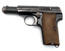 A Deactivated Third Reich WW2 Era, Astra Semi- Automatic Pistol with Nazi Third Reich Eagle marks.