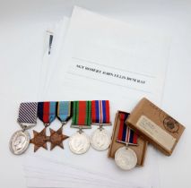 An early WW2 Distinguished Flying Medal (DFM) award to a Navigator/Bomb Aimer on the legendary 75 (