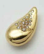 A TIFFANY AND CO, ELSA PERETTI, DIAMOND SET, PENDANT. 6.3G. SC 6083