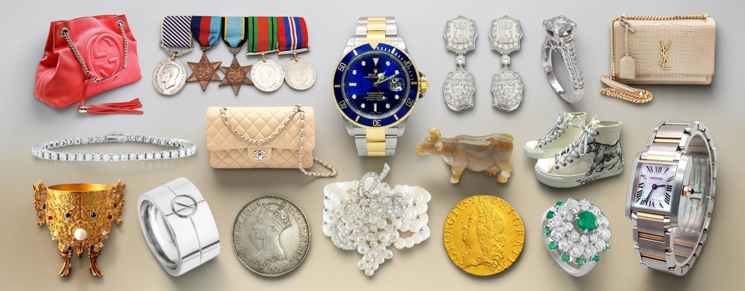 Sunday Afternoon Automatic Sales (Jewellery, Watches, Designer Items, Militaria, Coins, Asian Antiques and Collectables)