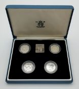 Royal Mint Limited Edition set of 4 x SILVER POUND COINS. Having designs representing England,