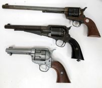 Three Replica Antique Revolver Type Guns. All dry fire. UK mainland shipping only.