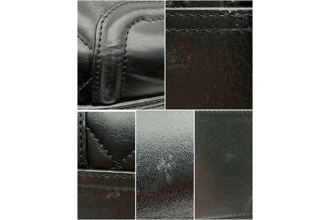 A Burberry Black Quilted Leather Manor Bag. Black leather exterior with diamond-quilted panels, - Bild 13 aus 13