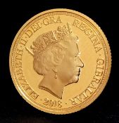 A 2018, QUEEN VICTORIA, FULL SOVEREIGN COIN. CENTENARY BATTLE OF SOMME, 1914 - 1918. REF: 9999