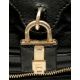 A Burberry Black Quilted Leather Manor Bag. Black leather exterior with diamond-quilted panels, - Bild 9 aus 13