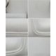 A Burberry White Leather Barrel Handbag. White grained leather exterior with silver-tone hardware, - Bild 14 aus 14