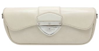 A Louis Vuitton Epi Leather Bagatelle Shoulder Bag. Ivory Epi leather exterior with smooth leather