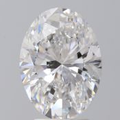 An 3.01ct Oval Brilliant Cut Lab-Grown Diamond. Colour D, clarity VS2. IGI certified. Cert no: