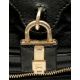 A Burberry Black Quilted Leather Manor Bag. Black leather exterior with diamond-quilted panels, - Bild 9 aus 13