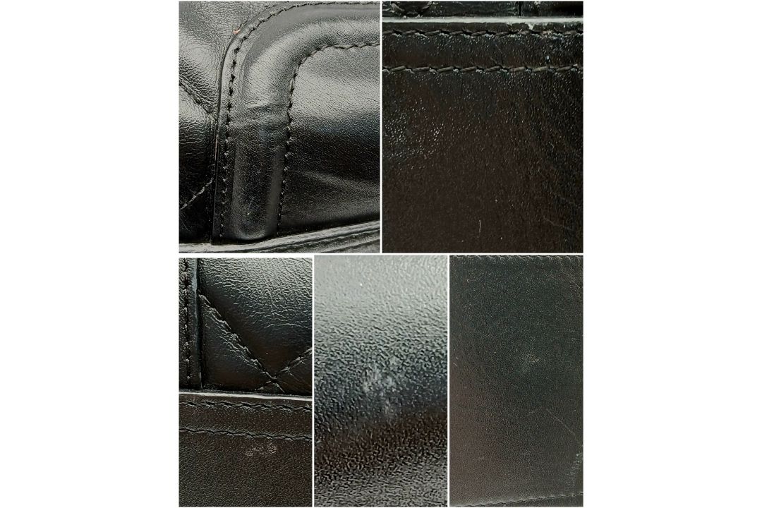 A Burberry Black Quilted Leather Manor Bag. Black leather exterior with diamond-quilted panels, - Bild 13 aus 13
