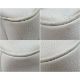 A Burberry White Leather Barrel Handbag. White grained leather exterior with silver-tone hardware, - Bild 12 aus 14