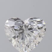 A 2.81ct Heart Cut Lab-Grown Diamond. Colour D, clarity VVS2. IGI certified. Cert no: LG712559510.